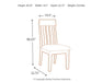 Ralene Dining UPH Side Chair (2/CN) Homeline Furniture