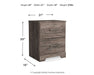 Ralinksi Two Drawer Night Stand Homeline Furniture