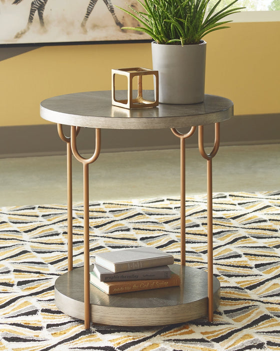 Ranoka Round End Table Homeline Furniture