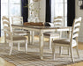 Realyn Dining Table and 4 Chairs Homeline Furniture