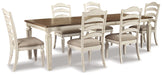 Realyn Dining Table and 6 Chairs Homeline Furniture