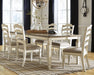 Realyn Dining Table and 6 Chairs Homeline Furniture