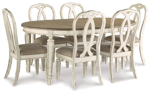 Realyn Dining Table and 6 Chairs Homeline Furniture