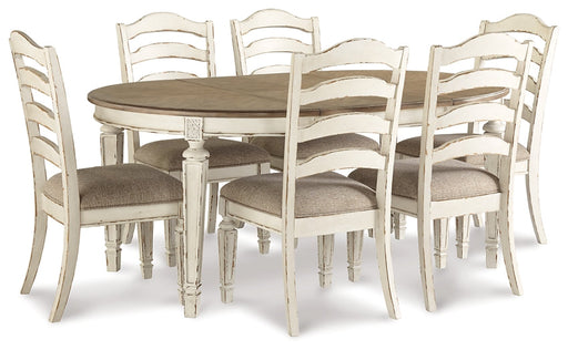 Realyn Dining Table and 6 Chairs Homeline Furniture