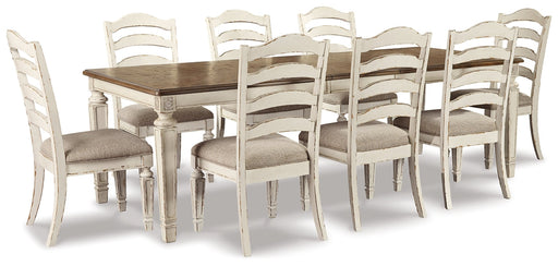 Realyn Dining Table and 8 Chairs Homeline Furniture