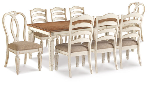 Realyn Dining Table and 8 Chairs Homeline Furniture