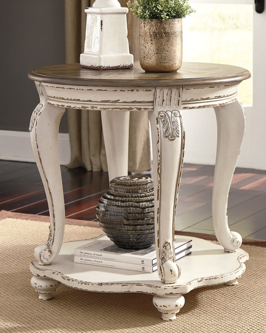 Realyn Round End Table Homeline Furniture