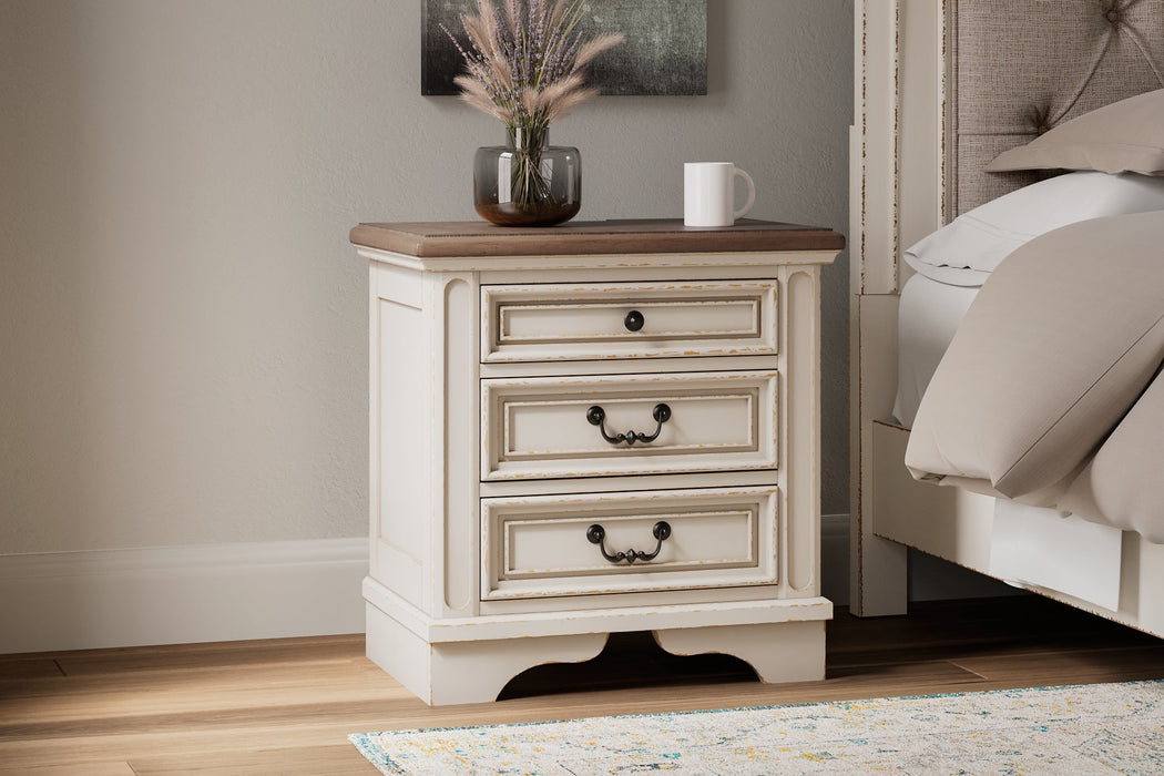 Realyn Three Drawer Night Stand Homeline Furniture