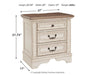 Realyn Three Drawer Night Stand Homeline Furniture