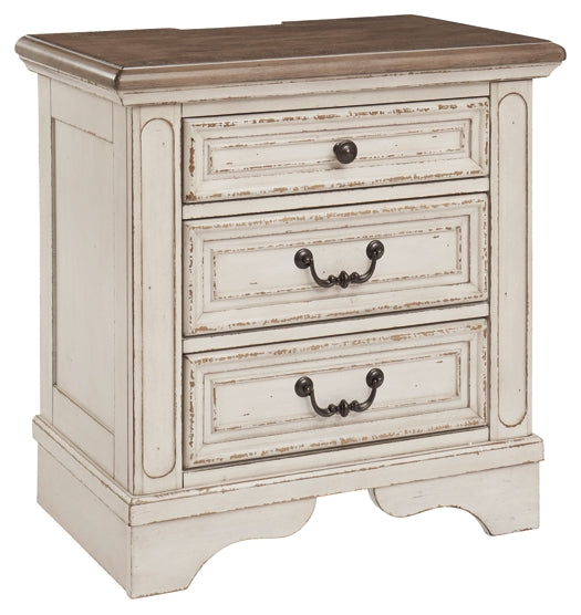 Realyn Three Drawer Night Stand Homeline Furniture