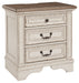 Realyn Three Drawer Night Stand Homeline Furniture