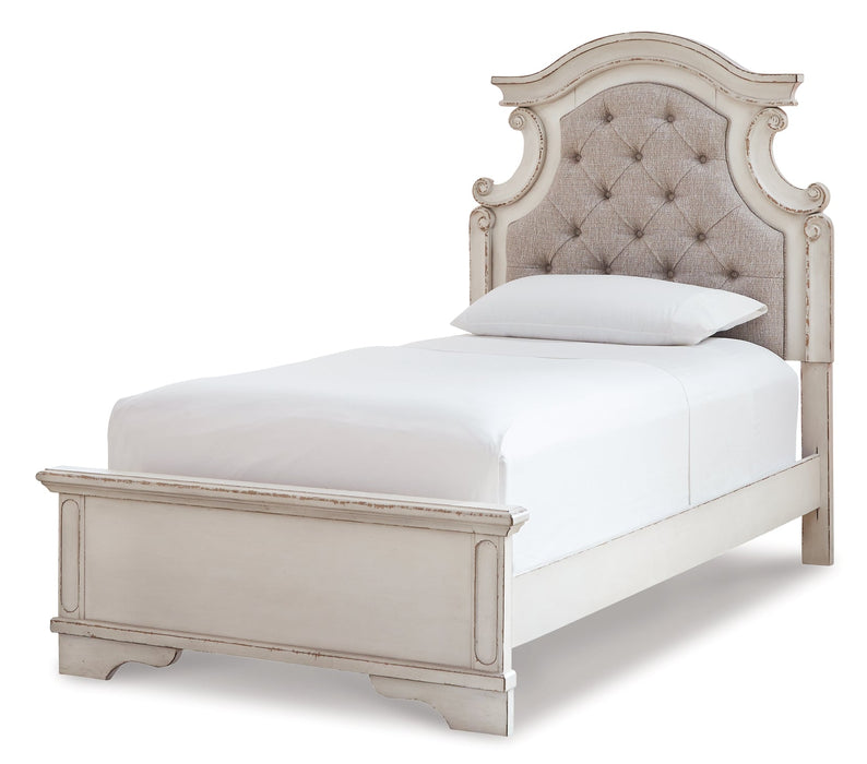 Realyn Twin Panel Bed with Dresser Homeline Furniture