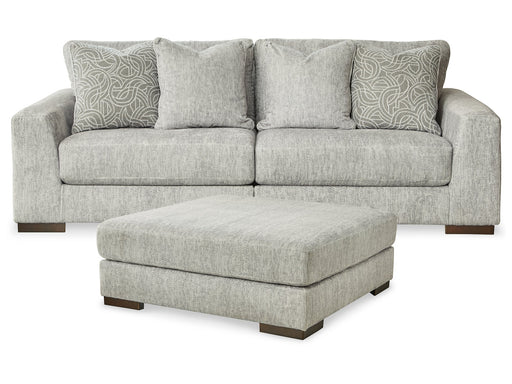 Regent Park 2-Piece Sectional with Ottoman Homeline Furniture