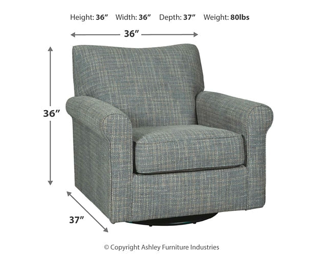 Renley Swivel Glider Accent Chair Homeline Furniture