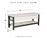 Rhyson Storage Bench Homeline Furniture