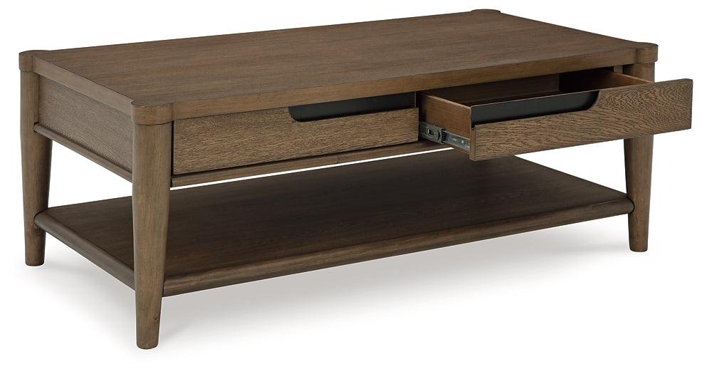 Roanhowe Rectangular Cocktail Table Homeline Furniture