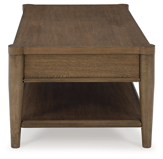 Roanhowe Rectangular Cocktail Table Homeline Furniture