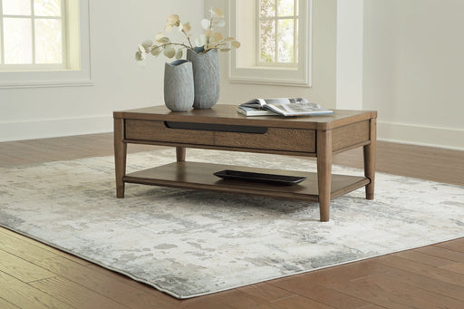 Roanhowe Rectangular Cocktail Table Homeline Furniture