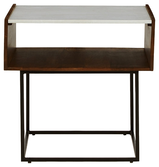 Rusitori Rectangular End Table Homeline Furniture