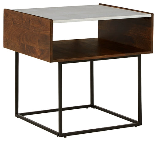 Rusitori Rectangular End Table Homeline Furniture