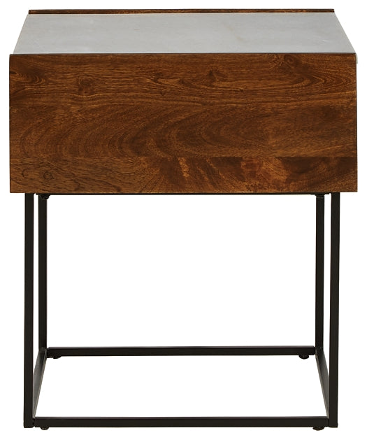 Rusitori Rectangular End Table Homeline Furniture