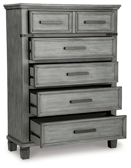 Russelyn Five Drawer Chest Homeline Furniture