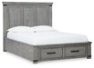 Russelyn Queen Storage Bed with Mirrored Dresser Homeline Furniture