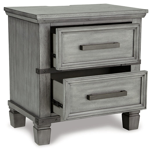 Russelyn Two Drawer Night Stand Homeline Furniture