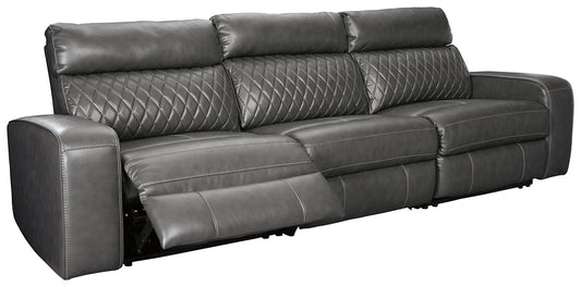 Samperstone 3-Piece Power Reclining Sectional Homeline Furniture