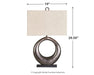 Saria Metal Table Lamp (1/CN) Homeline Furniture