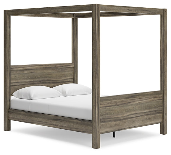 Shallifer Queen Canopy Bed Homeline Furniture