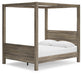 Shallifer Queen Canopy Bed Homeline Furniture