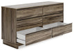 Shallifer Queen Canopy Bed with Dresser, Chest and Nightstand Homeline Furniture