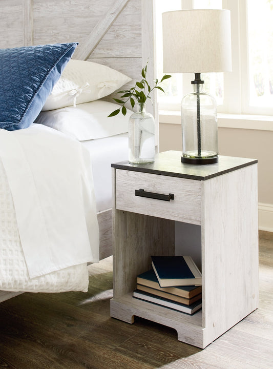 Shawburn One Drawer Night Stand Homeline Furniture