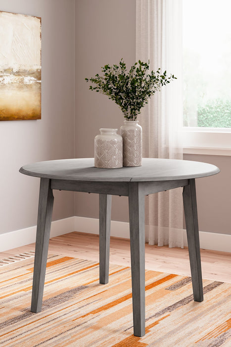 Shullden Round DRM Drop Leaf Table Homeline Furniture