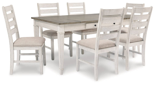 Skempton Dining Table and 6 Chairs Homeline Furniture