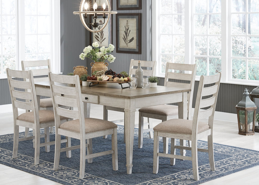 Skempton Dining Table and 6 Chairs Homeline Furniture