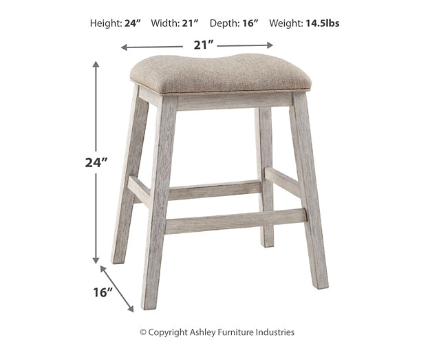 Skempton Upholstered Stool (2/CN) Homeline Furniture