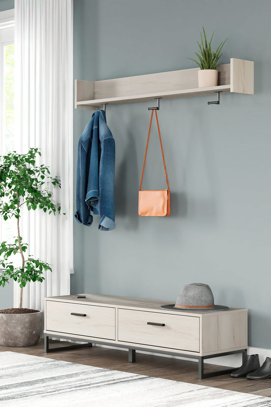 Socalle Bench with Coat Rack Homeline Furniture