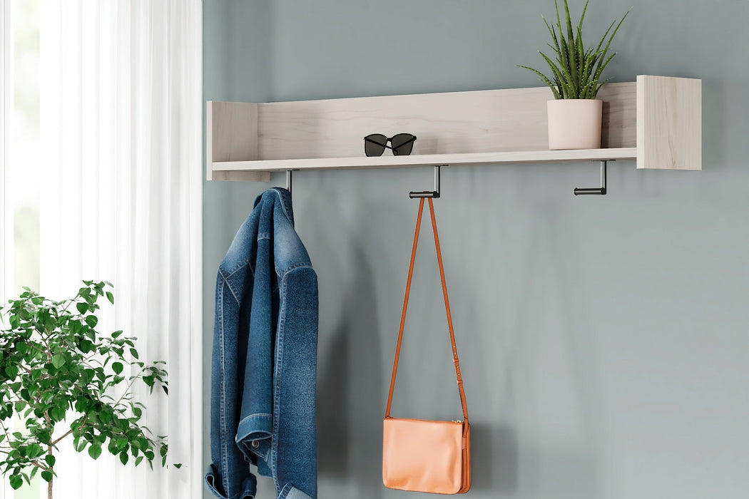 Socalle Wall Mounted Coat Rack w/Shelf Homeline Furniture