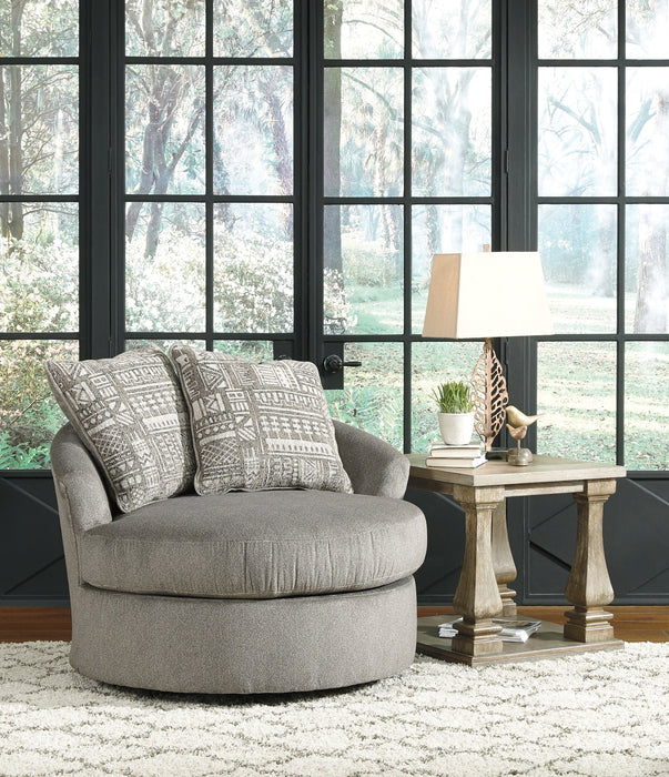 Soletren Swivel Accent Chair Homeline Furniture