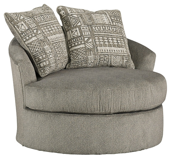 Soletren Swivel Accent Chair Homeline Furniture