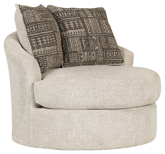 Soletren Swivel Accent Chair Homeline Furniture