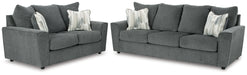 Stairatt Sofa and Loveseat Homeline Furniture