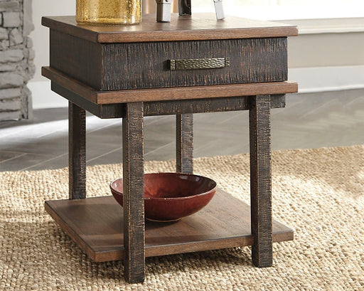 Stanah Rectangular End Table Homeline Furniture