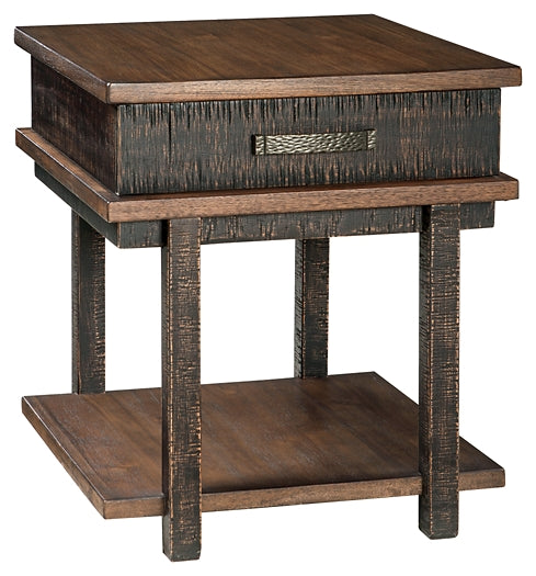 Stanah Rectangular End Table Homeline Furniture