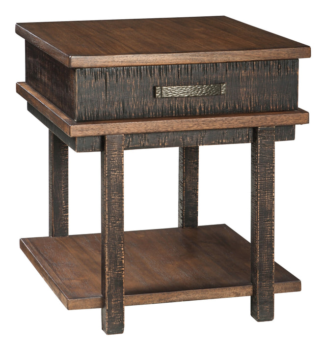 Stanah Rectangular End Table Homeline Furniture