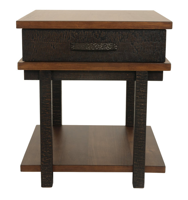 Stanah Rectangular End Table Homeline Furniture