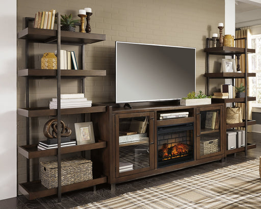 Starmore 3-Piece Wall Unit with Electric Fireplace Homeline Furniture