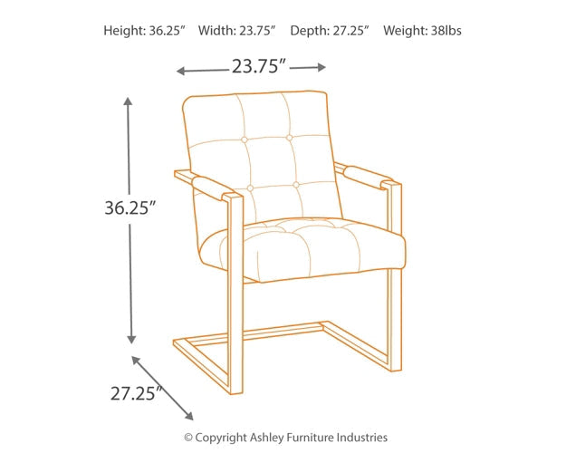 Starmore Home Office Desk with Chair Homeline Furniture